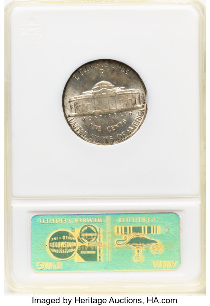 1943-P 5c Silver, DDO, "Doubled Eye", FS-106 MS thumbnail 8