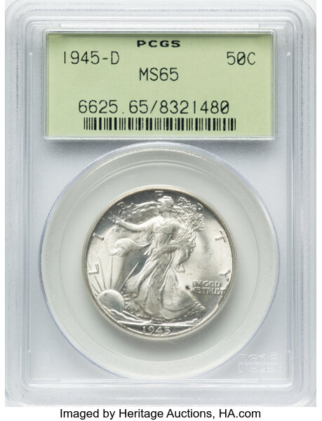 1945-D 50c MS thumbnail 5