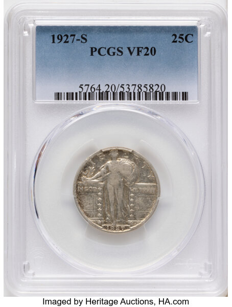 1927-S 25c MS thumbnail 6