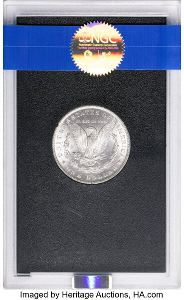 1882-CC $1  GSA Hoard, Hard package MS61 CAC thumbnail 2