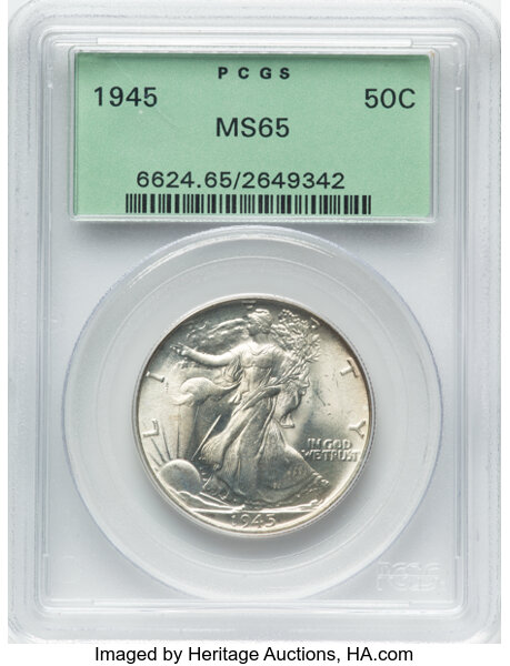 1945 50c MS thumbnail 4