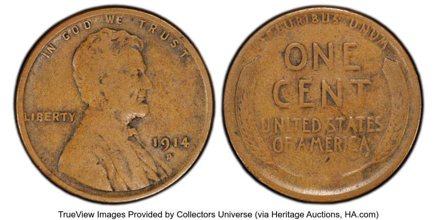 1914-D 1c MS BN thumbnail 5