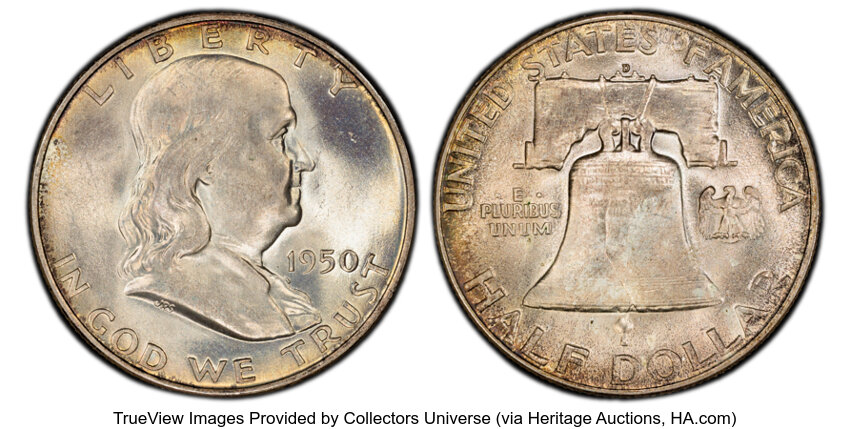 1950-D 50c MS FBL thumbnail 3