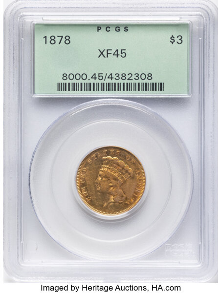 1878 $3  MS PL thumbnail 2