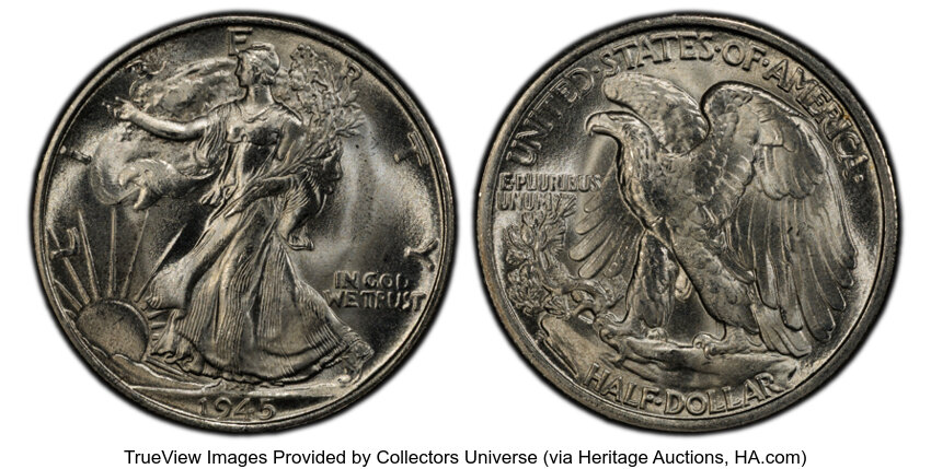 1945-S 50c MS thumbnail 3