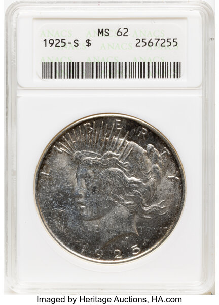 1925-S $1  Doubled Reverse, VAM-2A MS thumbnail 4