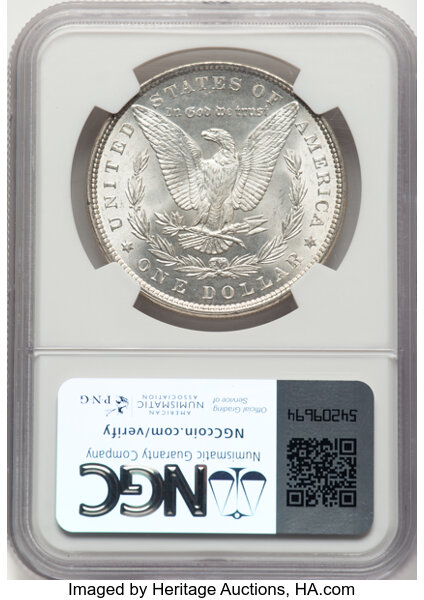 1886 $1 MS67 CAC thumbnail 4
