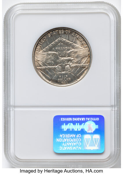 1936 50c Robinson - Arkansas AU53 CAC thumbnail 21