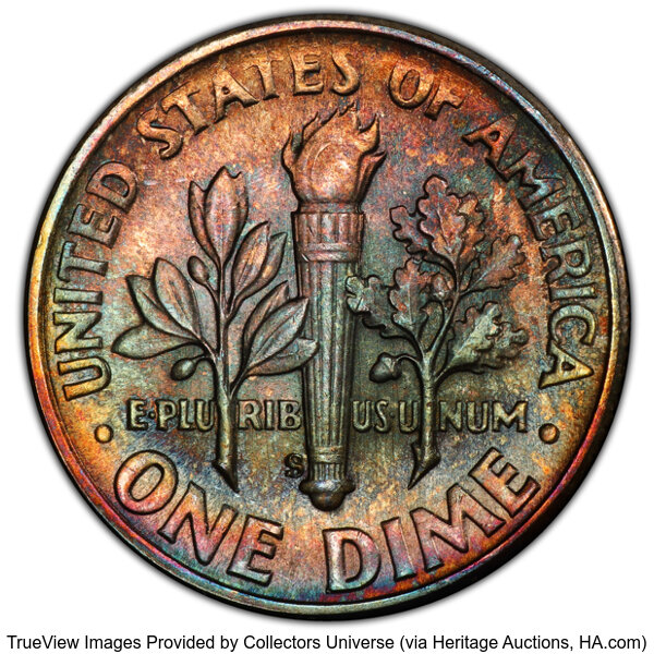 1946-S 10c MS FB MS67 FB thumbnail 4