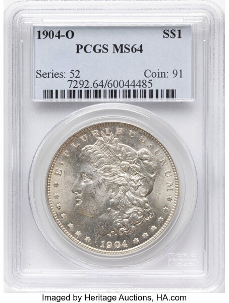1904-O $1  Clashed G Obverse, VAM-32  MS thumbnail 3
