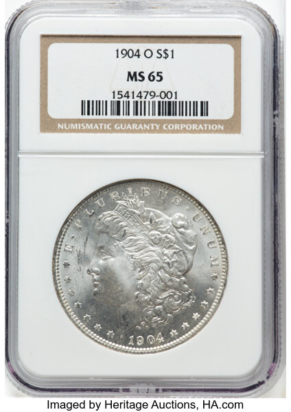 1904-O $1  Clashed G Obverse, VAM-32  MS thumbnail 2