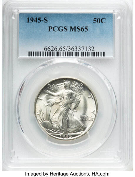 1945-S 50c MS thumbnail 5