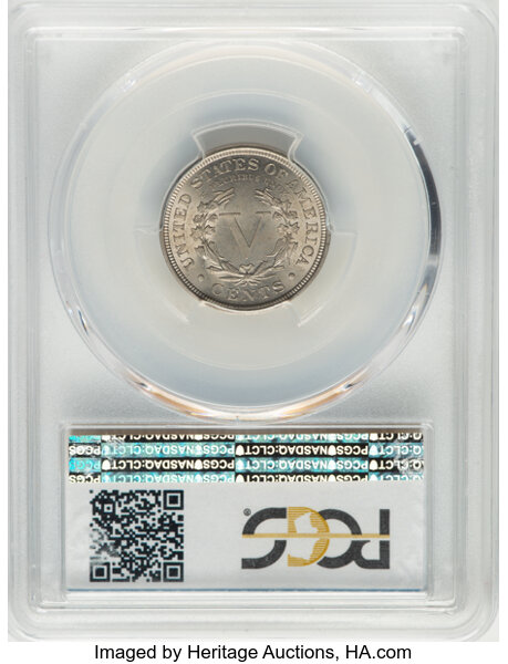 1907 5c MS65 CAC thumbnail 4