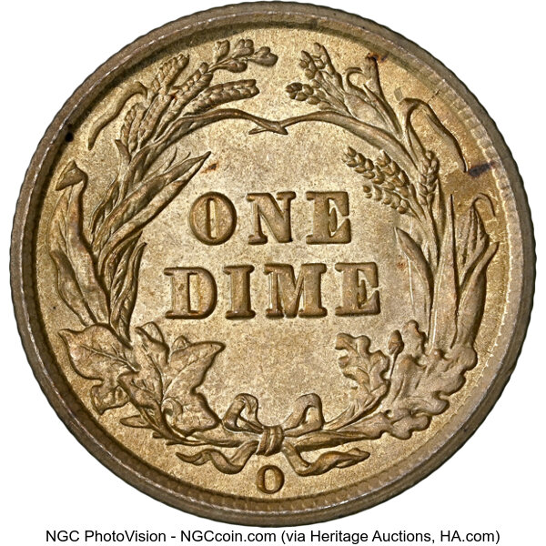 1905-O 10c MS65 thumbnail 2