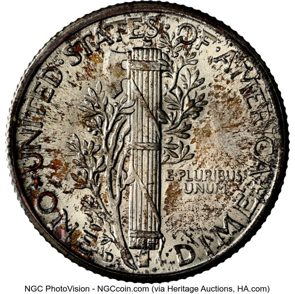 1942-D 10c MS FB MS67 FB thumbnail 4