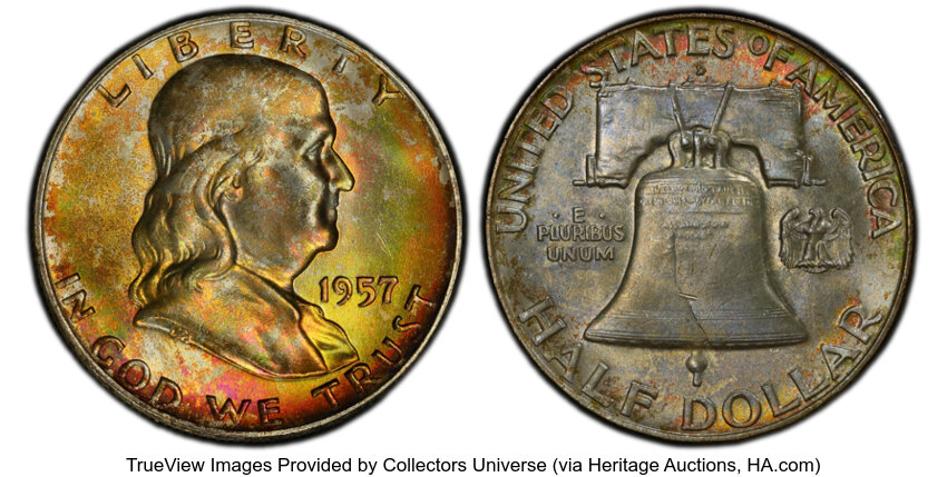 1957-D 50c MS FBL thumbnail 2