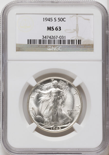 1945-S 50c MS thumbnail 4