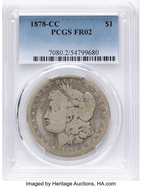 1878-CC $1  Clashed G, VAM-7A MS thumbnail 4