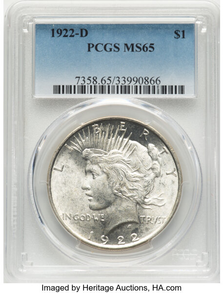 1922-D $1  Tripled Reverse, VAM-7B MS thumbnail 3