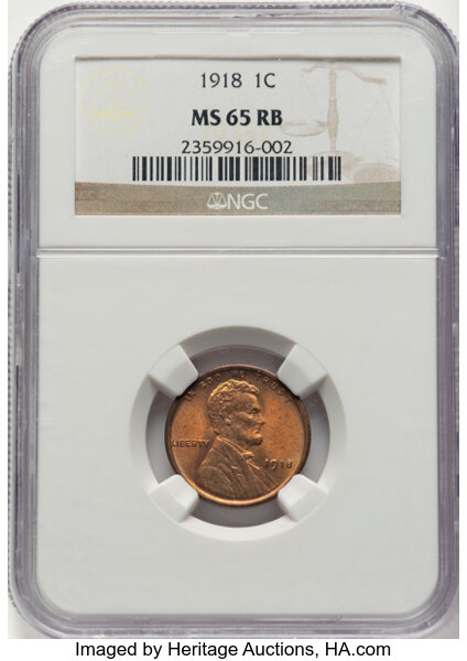1918 1c MS RB thumbnail 3