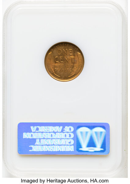 Lincoln Cent 1c Wheat Reverse, 1909-1958 MS RD [Type] OGP thumbnail 14