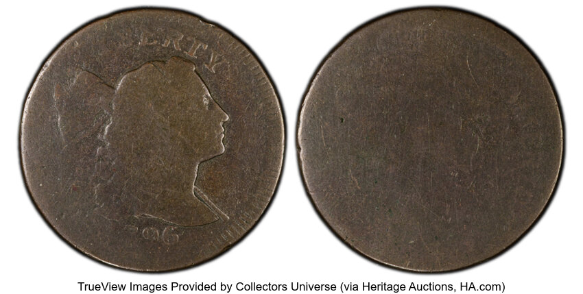 1796 1c Liberty Cap MS BN thumbnail 2