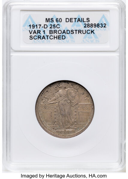 1917-D 25c Type 1 MS thumbnail 2