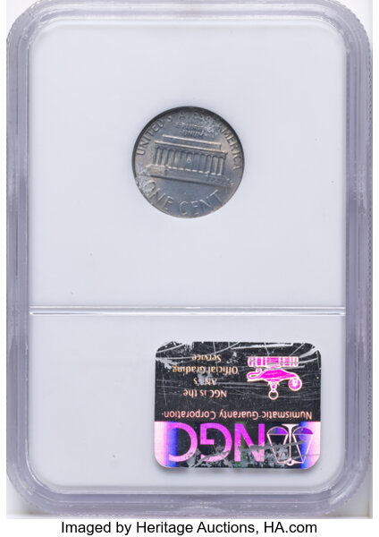 1983 1c Doubled Die Obverse, Counterclash, FS-401 MS RB thumbnail 7