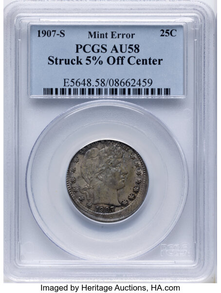 1907-S 25c MS thumbnail 2