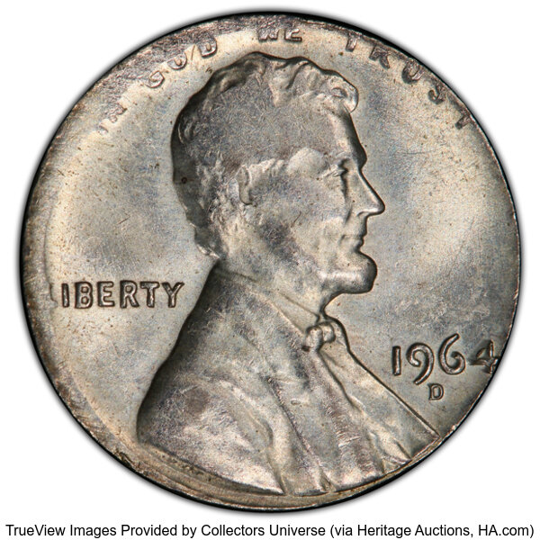 1964-D 1c MS RD thumbnail 4