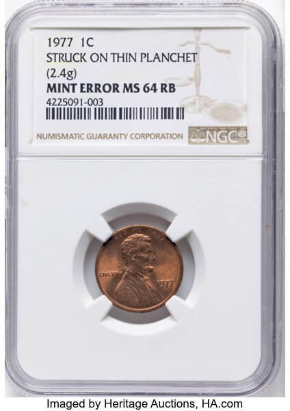 1977 1c MS RB thumbnail 3