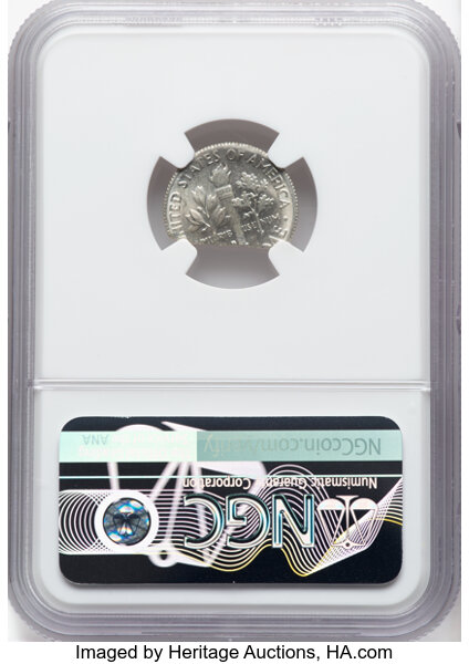 Roosevelt Dime 10c Silver, 1946-1964 [Type] MS65 thumbnail 2