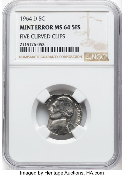 1964-D 5c MS FS thumbnail 2