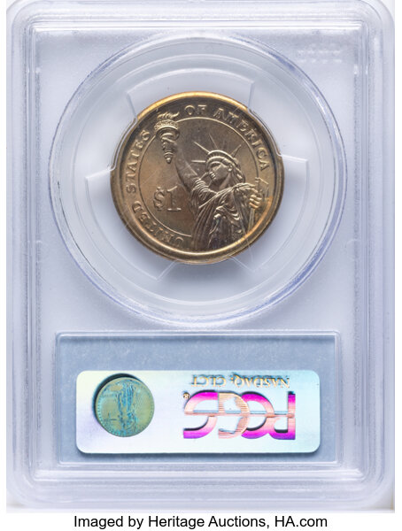 (2009) $1  Zachary Taylor, Missing Edge Lettering MS thumbnail 9