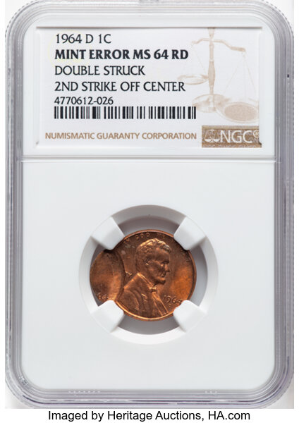 1964-D 1c MS RD thumbnail 5