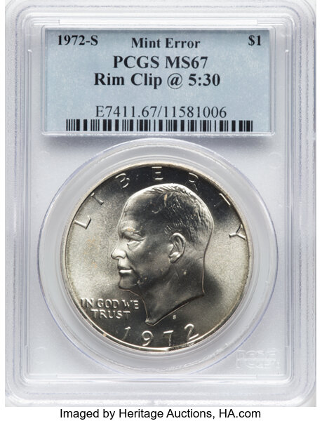 1972-S $1  Silver MS thumbnail 3
