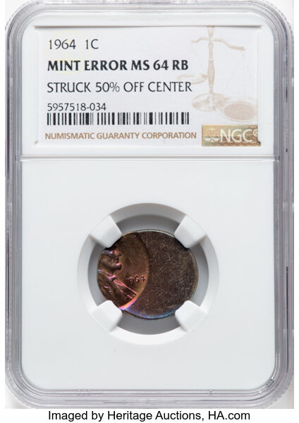 1964 1c MS RB thumbnail 4