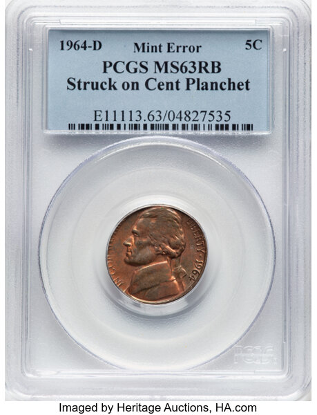1964-D 5c MS thumbnail 4