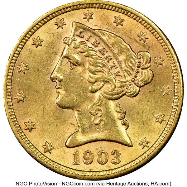 1903-S $5  MS thumbnail 3