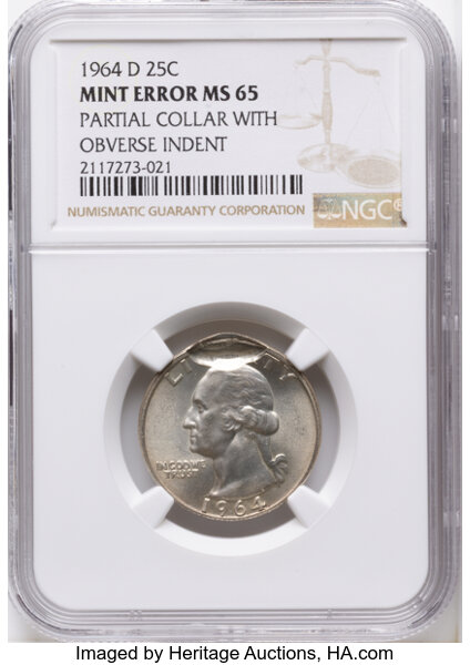 1964-D 25c MS thumbnail 5