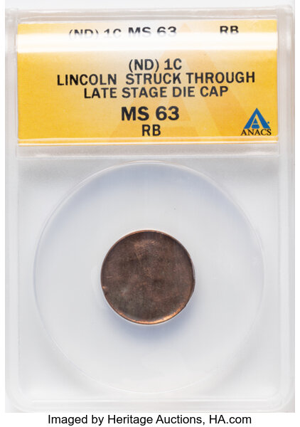1959 1c Doubled Die Obverse, FS-104 MS RB thumbnail 5