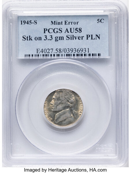 1945-S 5c Silver MS thumbnail 4