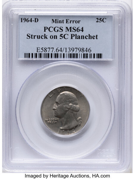 1964-D 25c MS thumbnail 3