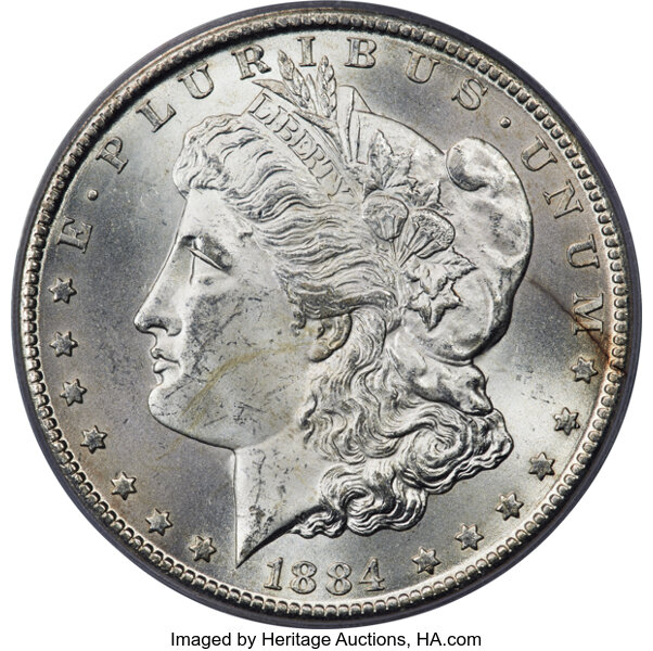 1884-CC $1  Doubled 18, VAM-6 MS thumbnail 2
