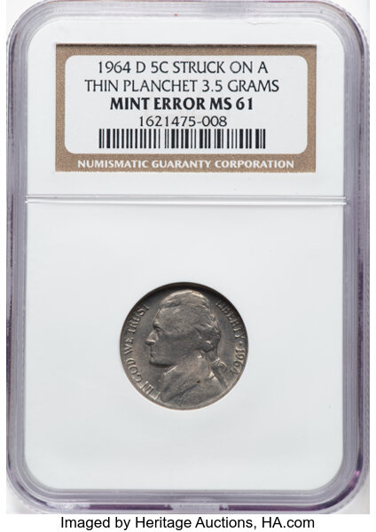 1964-D 5c MS thumbnail 7