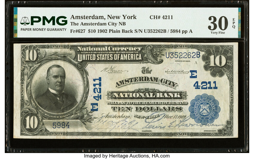1902 $10  3rd Charter Period, 3rd Issue, Plain Back (Fr. 627) thumbnail 18