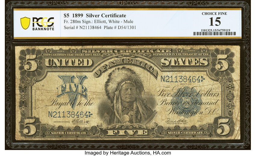 1899 $5  (Fr. 280) thumbnail 4