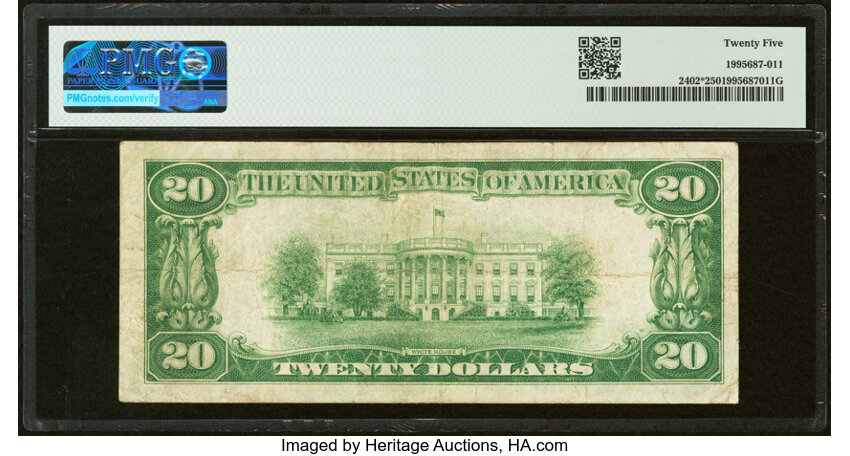 1928 $20  Star Replacement (Fr. 2402*) thumbnail 8