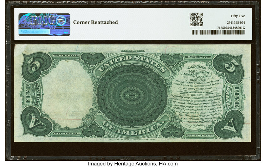 1880 $5  (Fr. 71) thumbnail 7