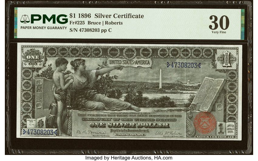 1896 $1  (Fr. 225) thumbnail 7